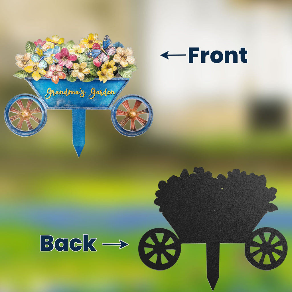 Grandma's Garden - Personalized Metal Garden Stake